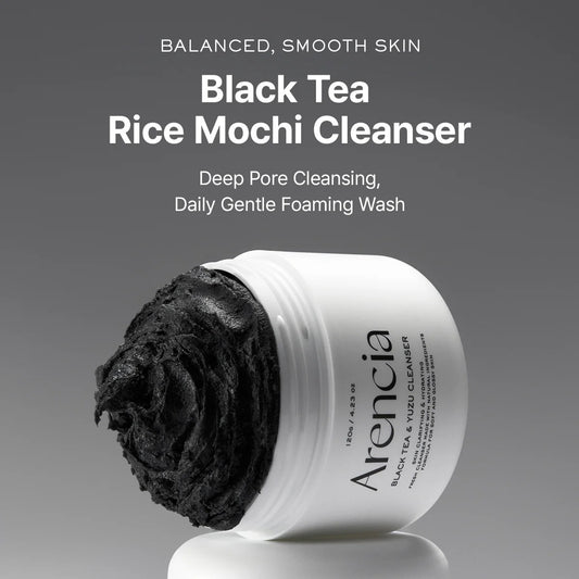 Arencia - Black Tea Rice Mochi Cleanser - 120g
