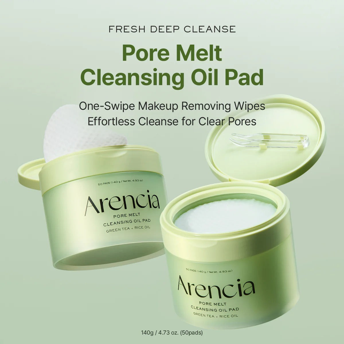 Arencia - Pore Melt Cleansing Oil Pad - 50 Pads