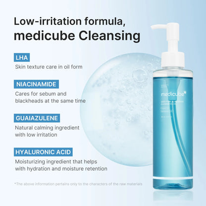 Medicube - Zero Pore Blackhead Deep Cleansing Oil - 205ml