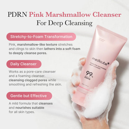Medicube - PDRN Pink Niacinamide Whip Cleanser - 120g