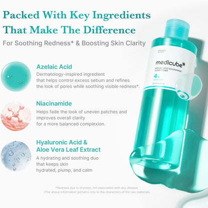 Medicube - Azelaic Acid Niacinamide Clarifying Toner - 250ml