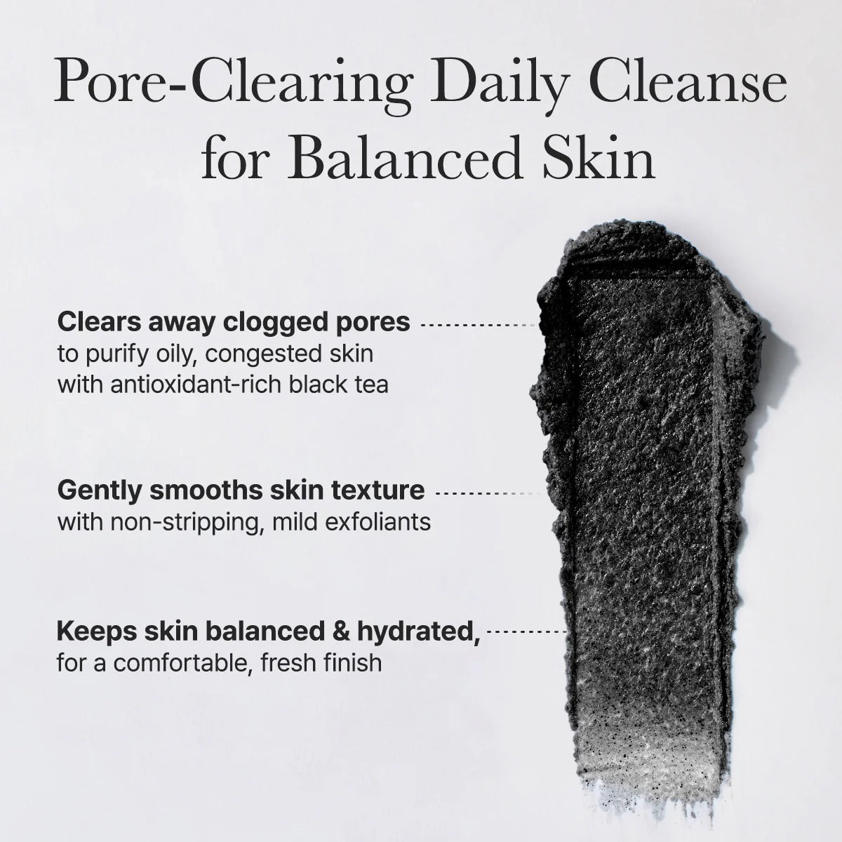 Arencia - Black Tea Rice Mochi Cleanser - 120g