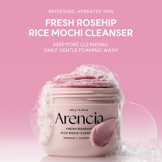 Arencia - Fresh Rosehip Rice Mochi Cleanser - 120g