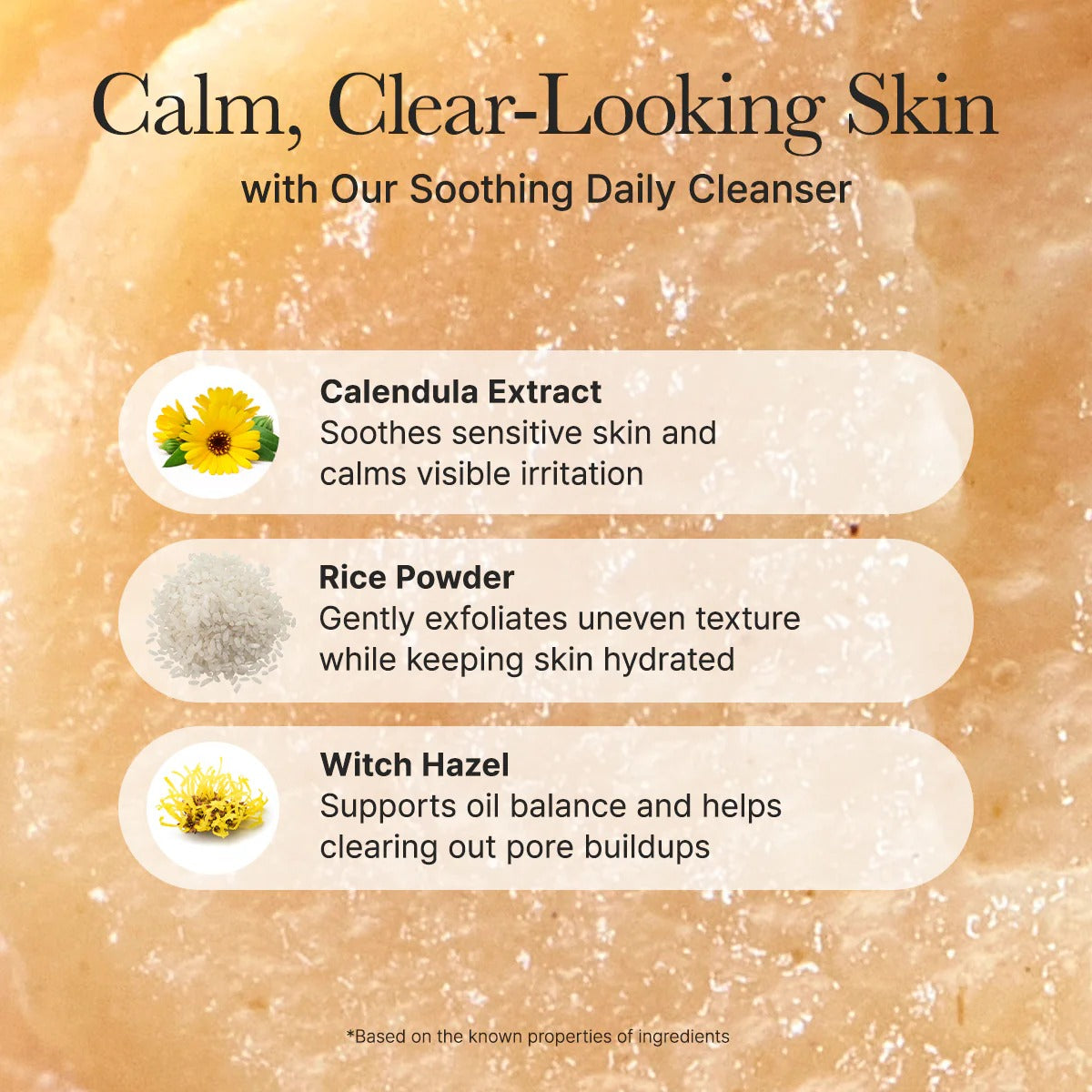 Arencia - Calendula Rice Mochi Cleanser - 120g