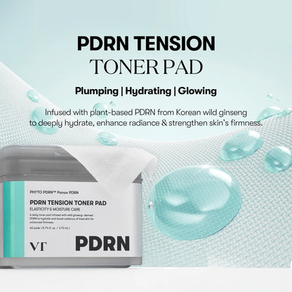 VT Cosmetics - PDRN Tension Toner Pad - 60 Pads