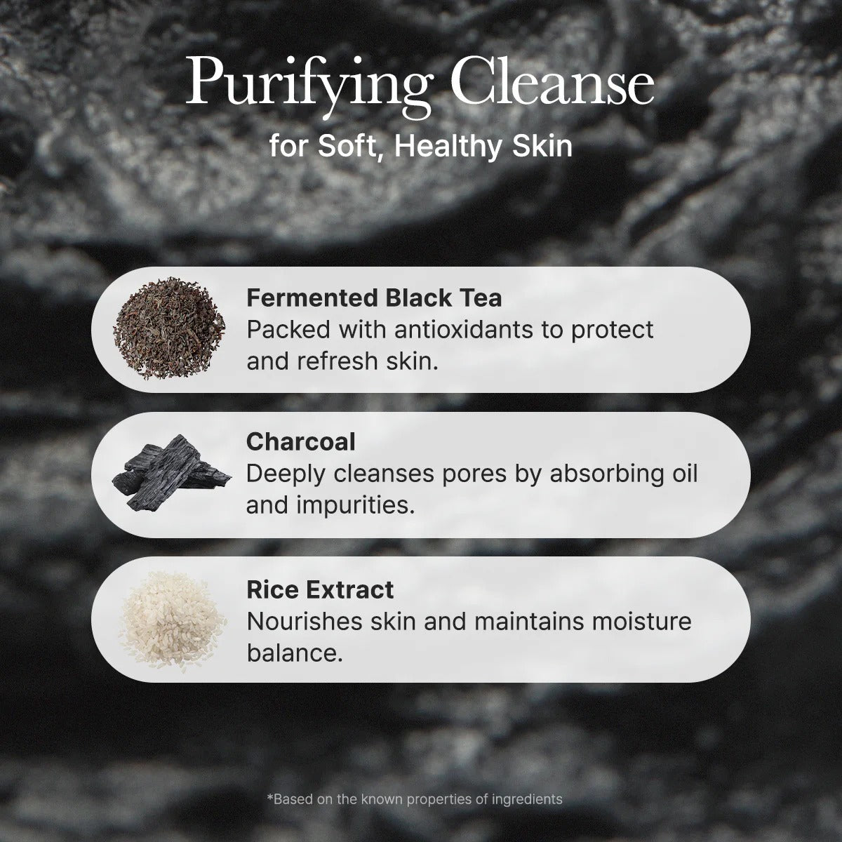 Arencia - Black Tea Rice Mochi Cleanser - 120g