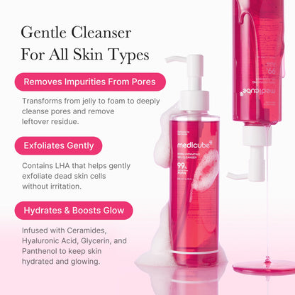 Medicube - PDRN Pink Gel Cleanser - 200ml