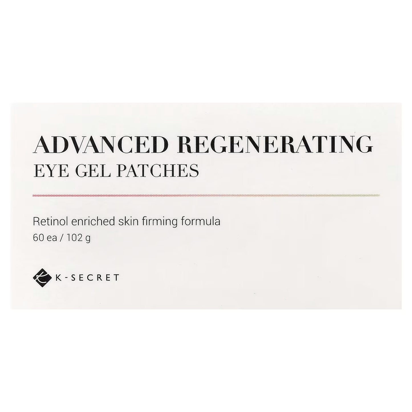 KSECRET - Advanced Regenerating Eye Gel Patches (Retinol) - 60 Patches