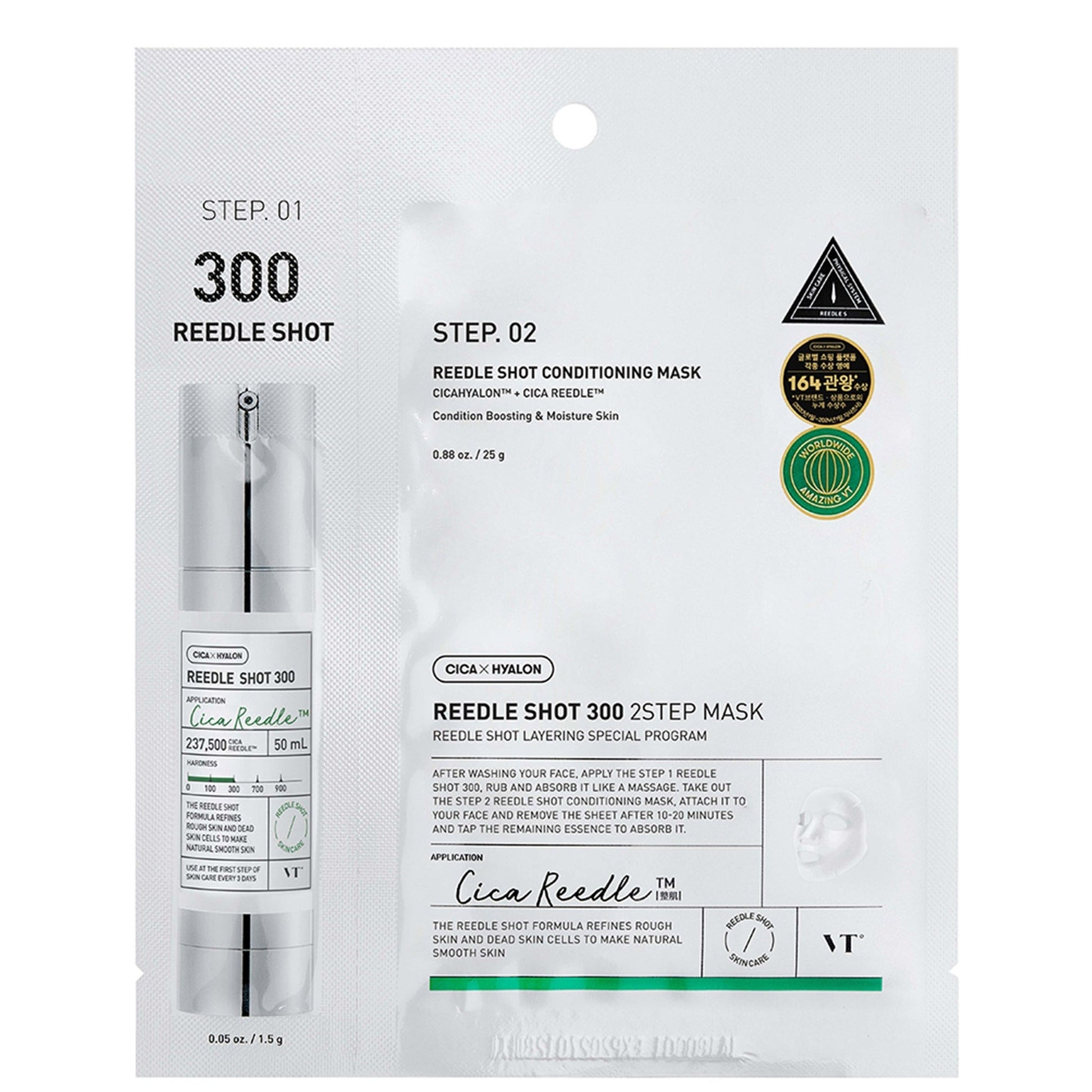 VT Cosmetics - Reedle Shot 300 2-Step Mask