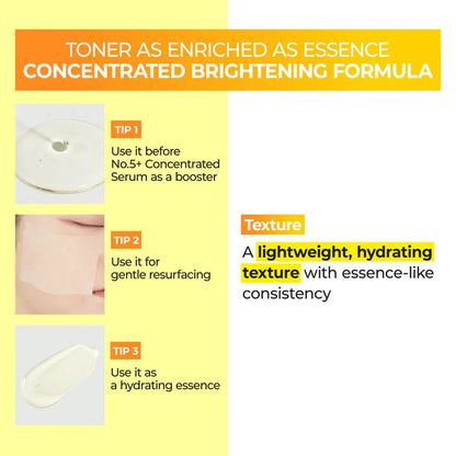 Numbuzin - No.5 Vitamin Boosting Essential Toner - 200ml