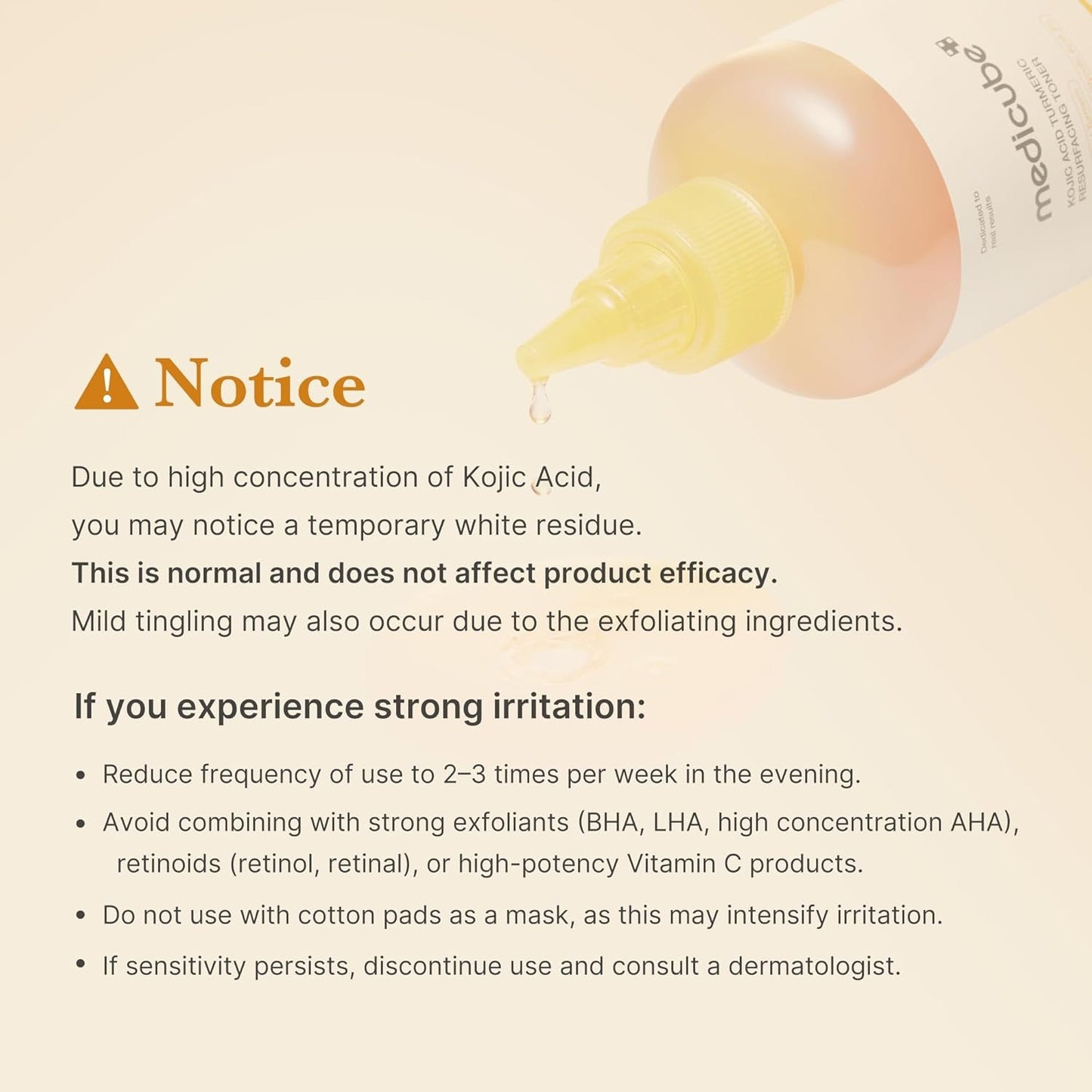 Medicube - Kojic Acid Turmeric Resurfacing Toner - 250ml