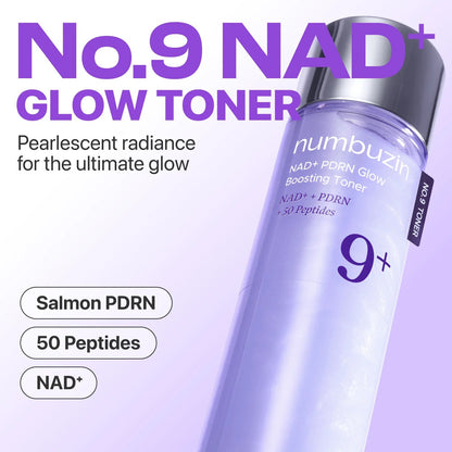 Numbuzin - No.9 NAD+ PDRN Glow Boosting Toner - 150ml