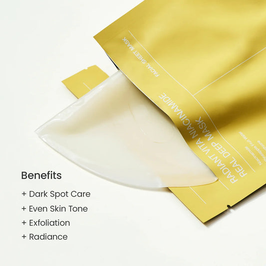 Biodance - Radiant Vita Niacinamide Real Deep Mask - 4 Pack