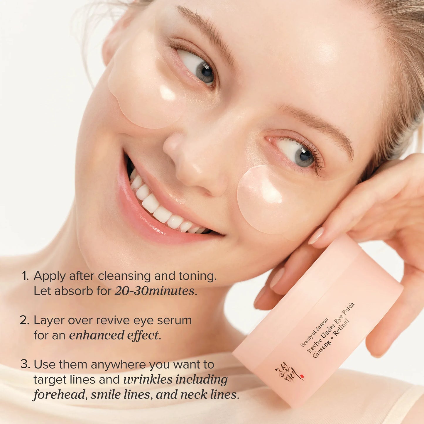 Beauty of Joseon - Revive Under Eye Patch Ginseng + Retinal - 93g (60 Patches)