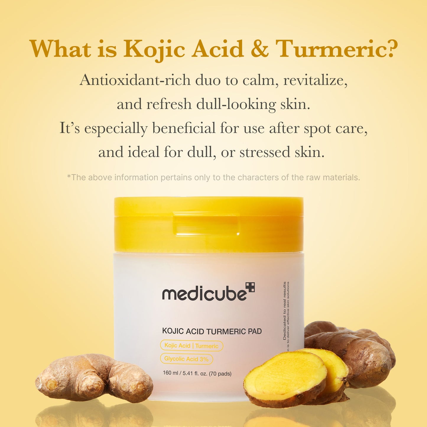 Medicube - Kojic Acid Turmeric Pad - 70 Pads