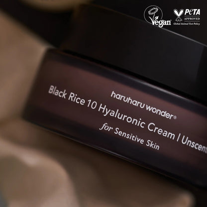 Haruharu Wonder - Black Rice 10 Hyaluronic Cream (Unscented) - 50ml