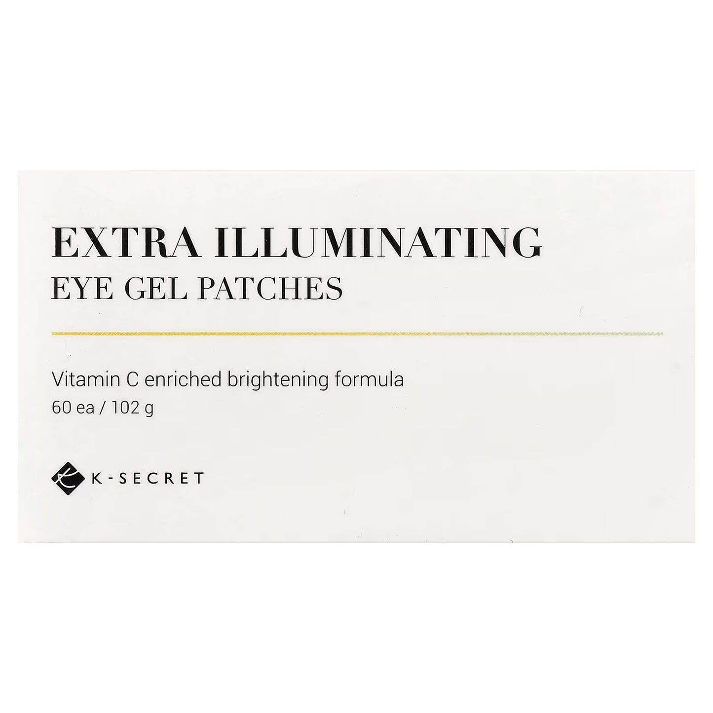 KSECRET - Eye Gel Patches Extra Illuminating - 60 Patches