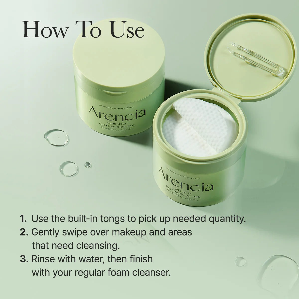 Arencia - Pore Melt Cleansing Oil Pad - 50 Pads