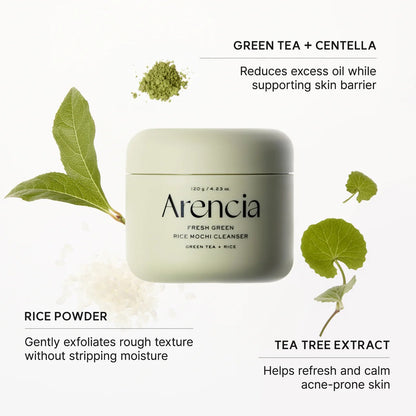 Arencia - Fresh Green Rice Mochi Cleanser - 120g