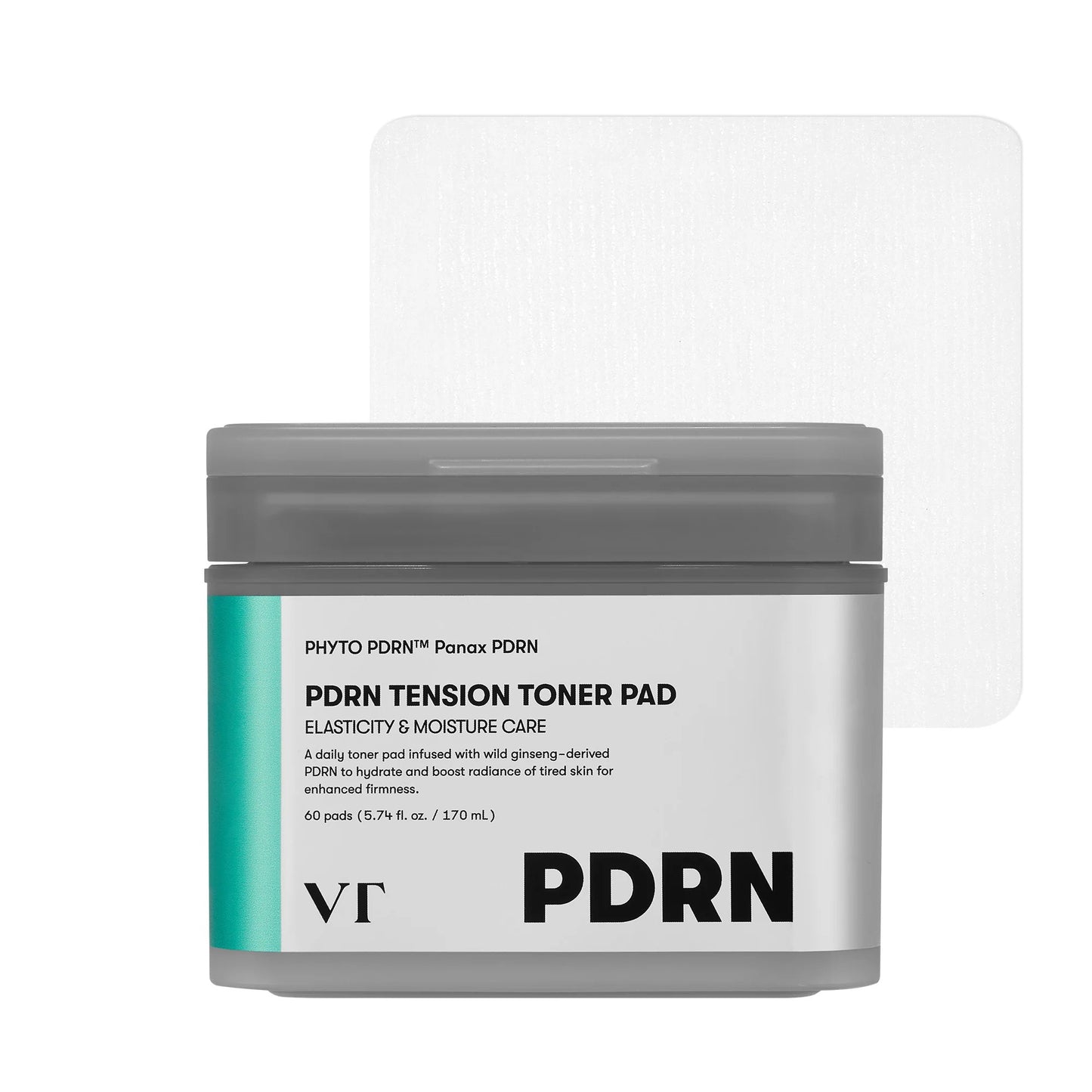 VT Cosmetics - PDRN Tension Toner Pad - 60 Pads