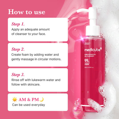 Medicube - PDRN Pink Gel Cleanser - 200ml