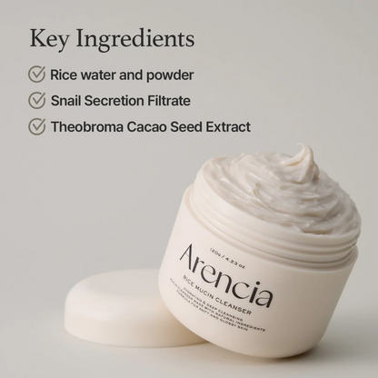 Arencia - Rice Mucin Face Cleanser - 120g