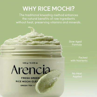 Arencia - Fresh Green Rice Mochi Cleanser - 120g