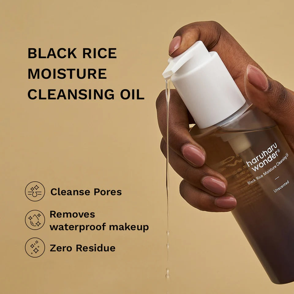 Haruharu Wonder - Black Rice Moisture Cleansing Oil - 150ml