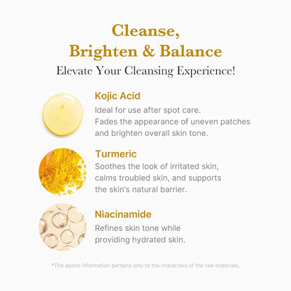 Medicube - Kojic Acid Turmeric Toning Cleanser - 120g