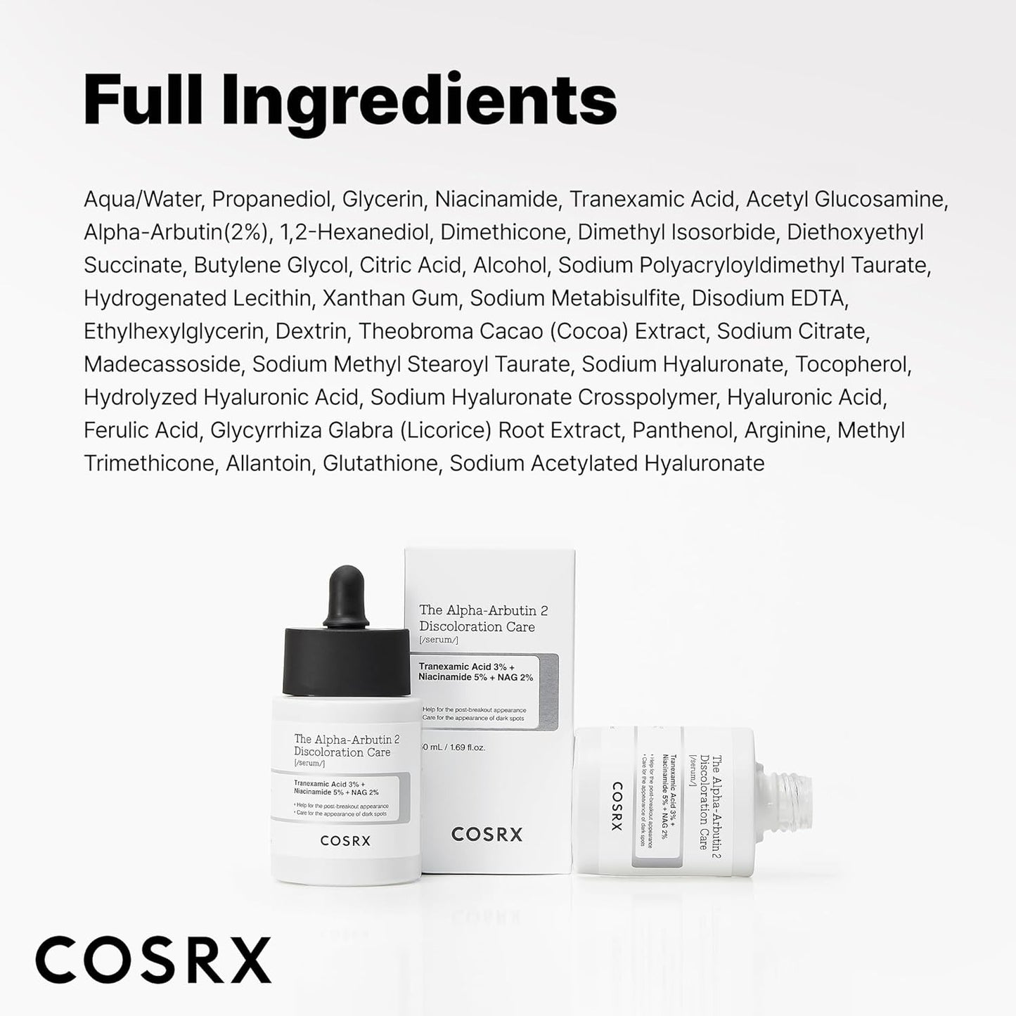 COSRX - The Alpha-Arbutin 2 Discoloration Care Serum - 50ml