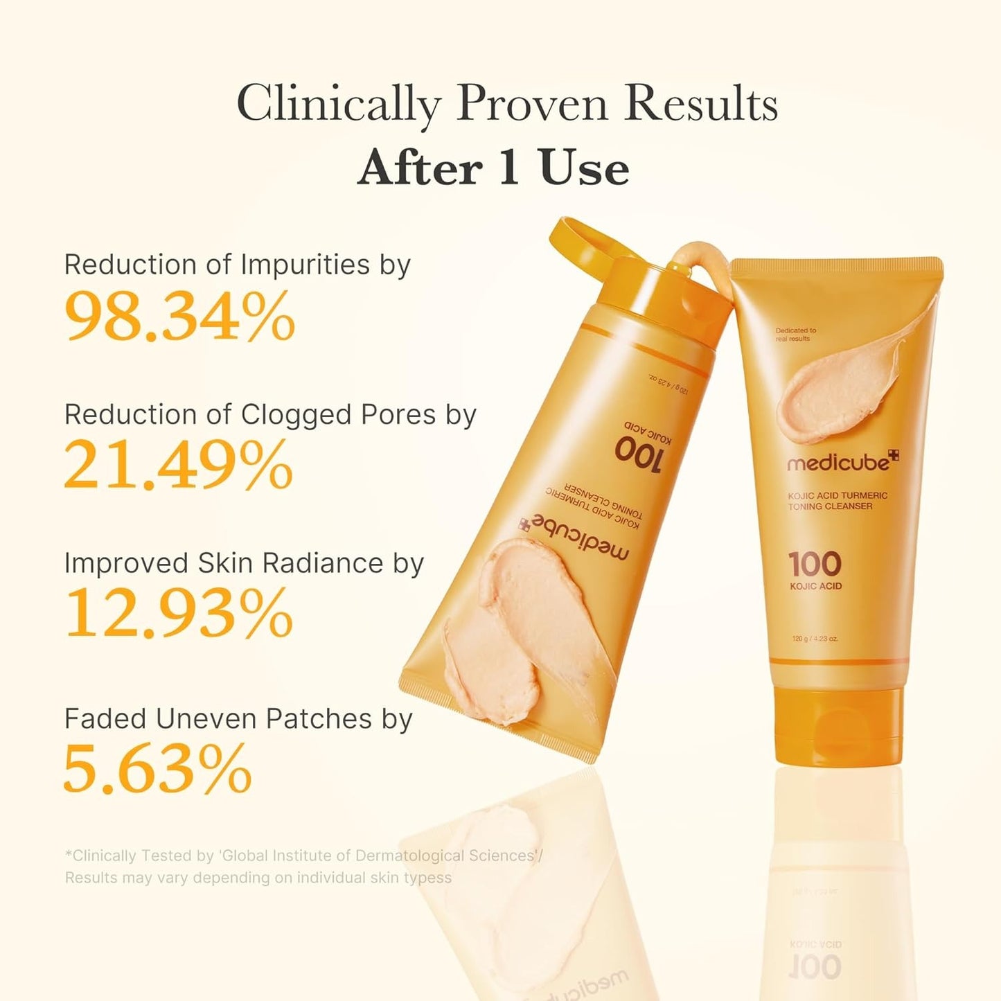Medicube - Kojic Acid Turmeric Toning Cleanser - 120g