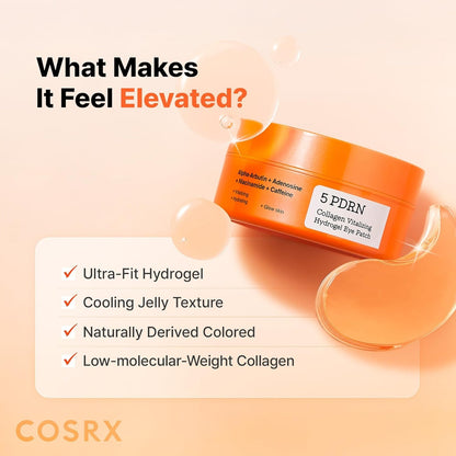 COSRX - 5 PDRN Collagen Vitalizing Hydrogel Eye Patch - 60 Patches