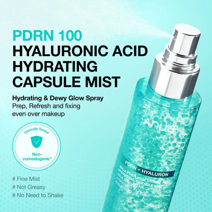 Anua - PDRN 100 Hyaluronic Acid Hydrating Capsule Mist - 100ml