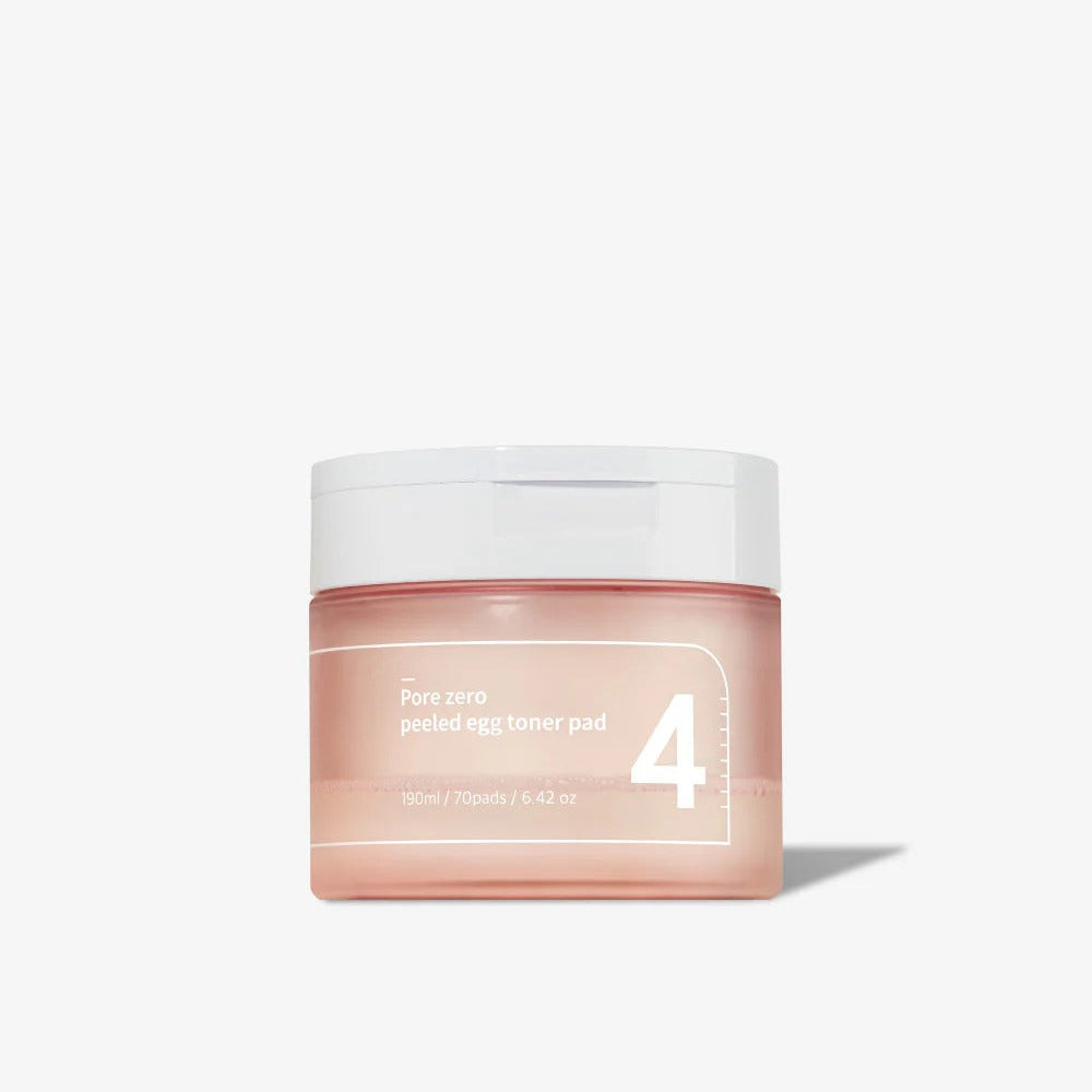 numbuzin - No.4 Pore Zero Peeled Egg Toner Pads - 70 Pads