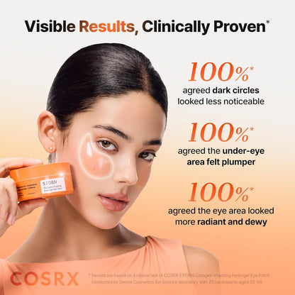 COSRX - 5 PDRN Collagen Vitalizing Hydrogel Eye Patch - 60 Patches