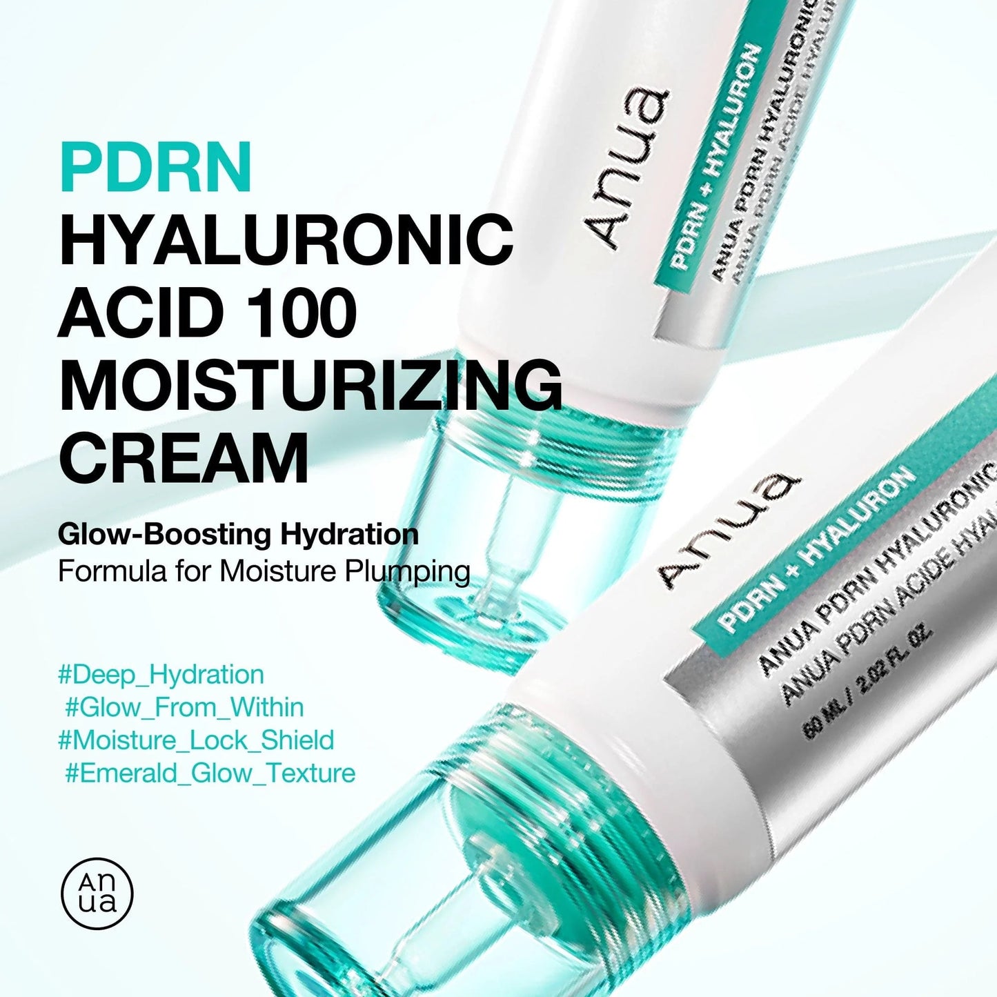 Anua - PDRN Hyaluronic Acid 100 Moisturizing Cream - 60ml