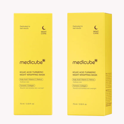 Medicube - Kojic Acid Turmeric Overnight Wrapping Mask - 75ml