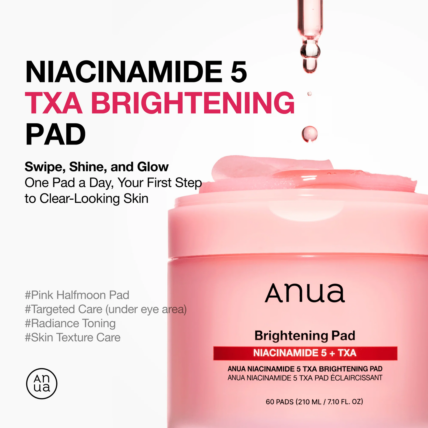 Anua - Niacinamide 5 TXA Brightening Pad - 60 Pads