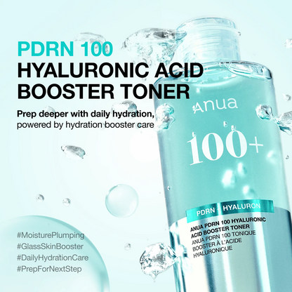 Anua - PDRN 100 Hyaluronic Acid Booster Toner - 250ml