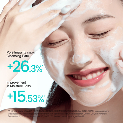 Anua - PDRN Hyaluronic Acid Moisturising Cleansing Foam - 150ml