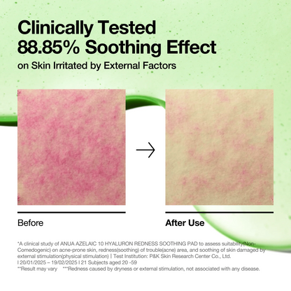 Anua - Azelaic 10 Hyaluron Redness Soothing Pad - 90 Pads