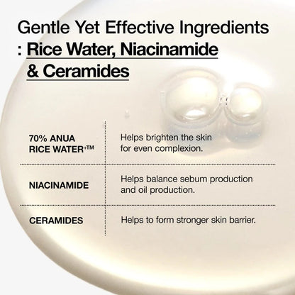 Anua - Rice 70 Glow Milky Toner - 150ml