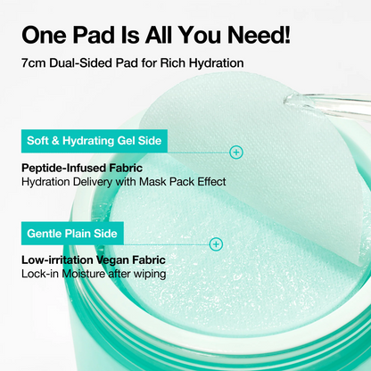 Anua - PDRN 100 Hyaluronic Acid Glow Pad - 60 Pads