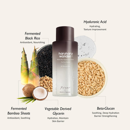 Haruharu Wonder - Black Rice Hyaluronic Toner for Sensitive Skin - 150ml