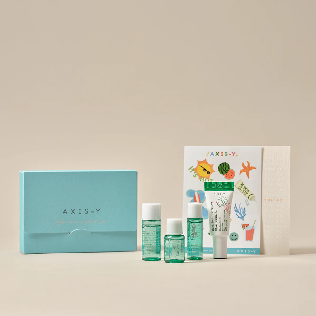 AXIS-Y - The Mini Glow Set - Travel-Size Brightening & Hydration Routine