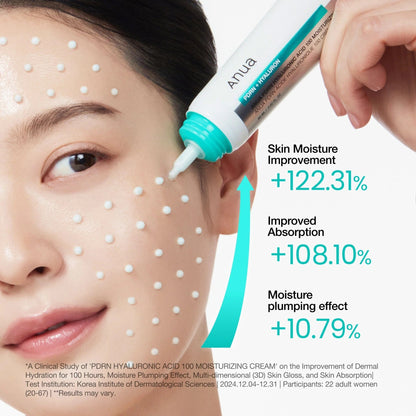 Anua - PDRN Hyaluronic Acid 100 Moisturizing Cream - 60ml