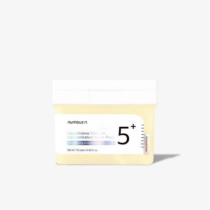numbuzin - No.5 Vitamin-Niacinamide Concentrated Toner Pads - 70 Pads