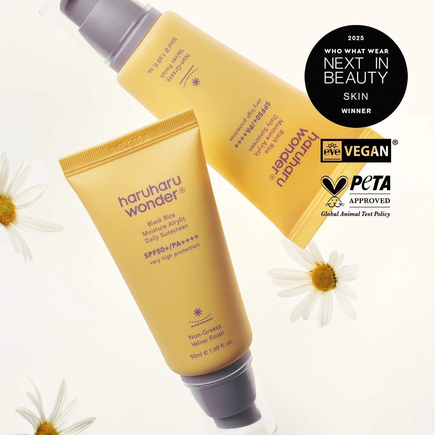 Haruharu Wonder - Black Rice Moisture Airyfit Daily Sunscreen SPF50+ PA++++ - 50ml