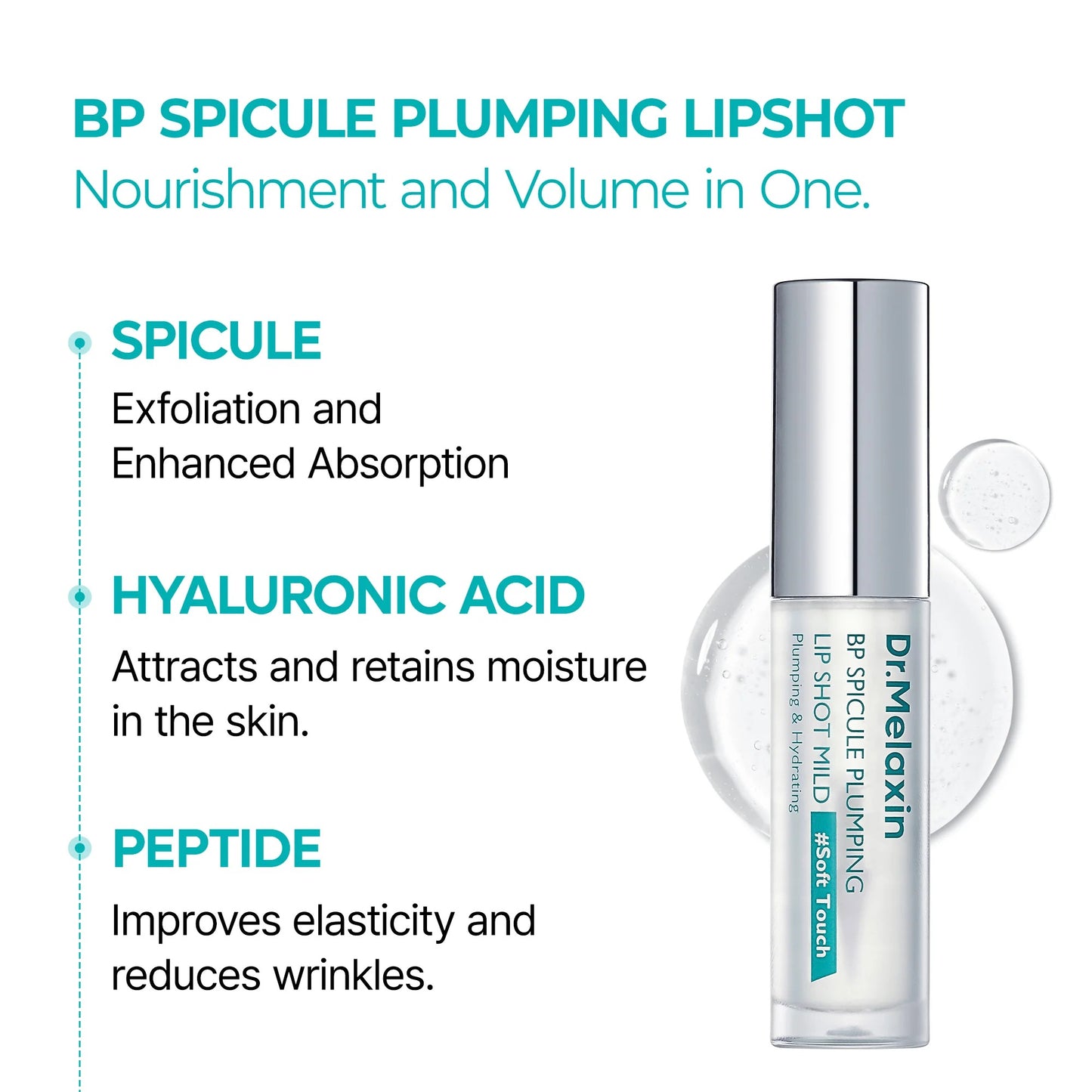 Dr Melaxin - BP Spicule Plumping Lip Shot - Maxi 4ml