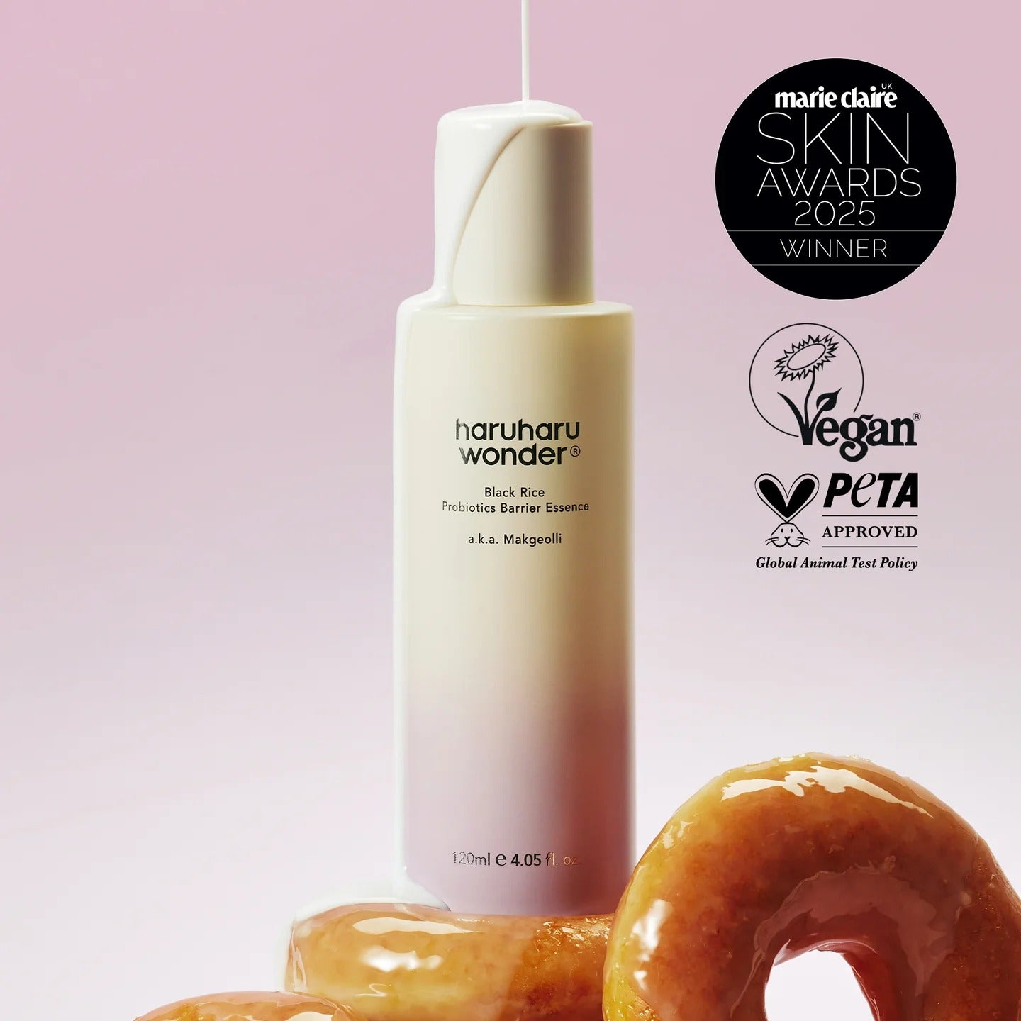 Haruharu Wonder - Black Rice Probiotics Barrier Milky Essence - 120ml